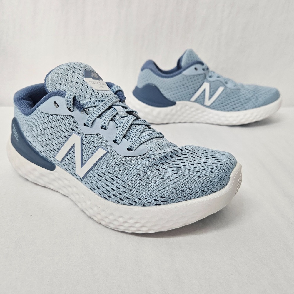 New Balance Fresh Foam 1365 V1 Walking Shoes WW1365LB Blue White Womens Size 6.5